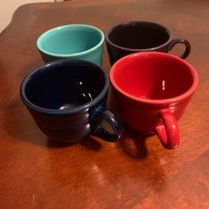 Fiesta lot of 4 cups